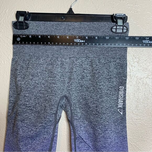 Gymshark seamless ombre high waisted leggings gray blue - Picture 9 of 10